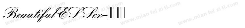 BeautifulES Scr字体转换